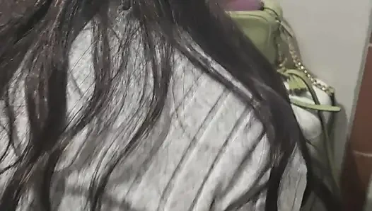 Real milf taking cock in the bathroom again!