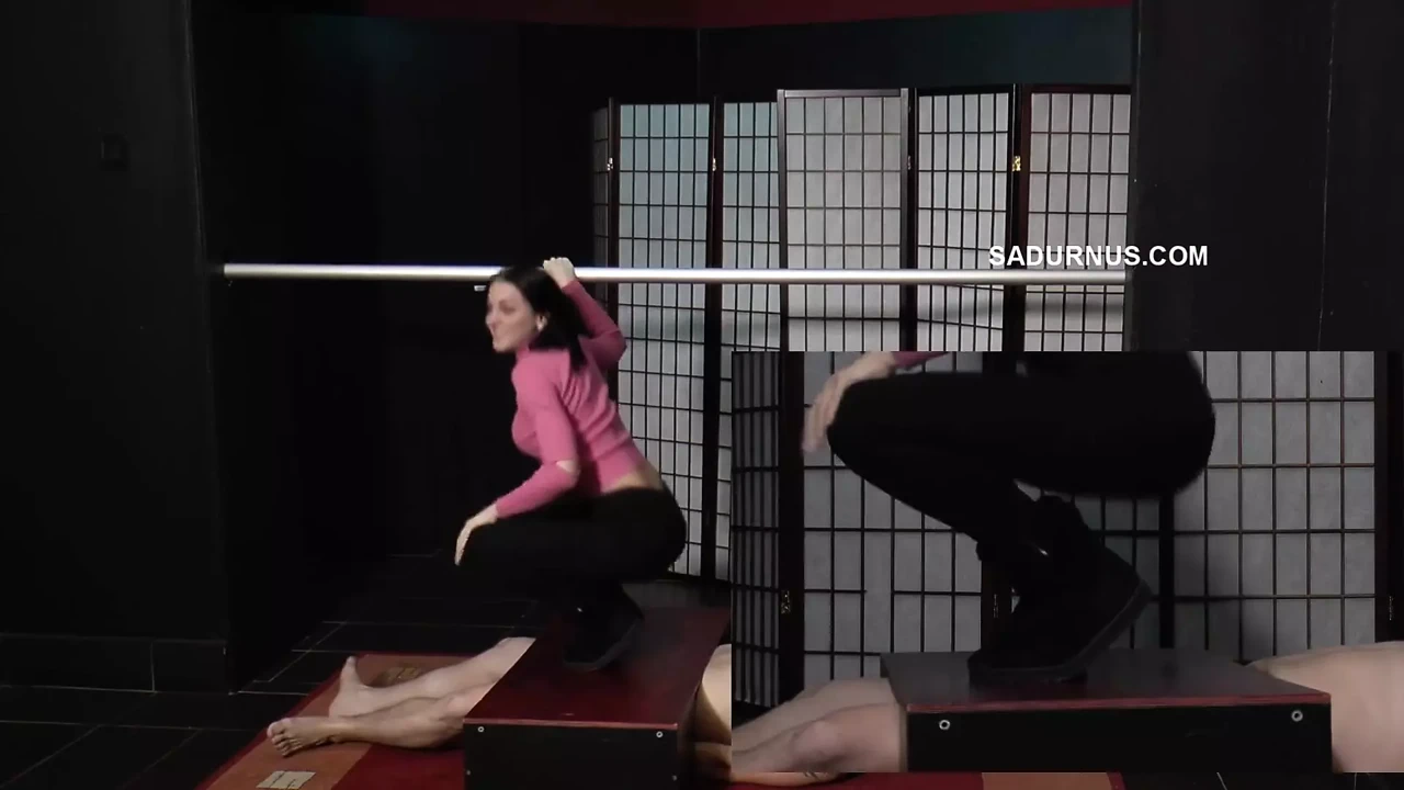 Dyanna Crush on Her Slave Groin in Boots! Picture in the Picture!