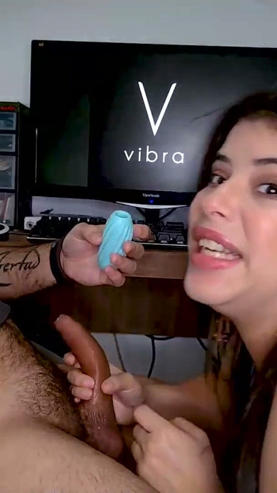 Porn actress Selena Vega shows you a male sex toy to masturbate | Clip 3