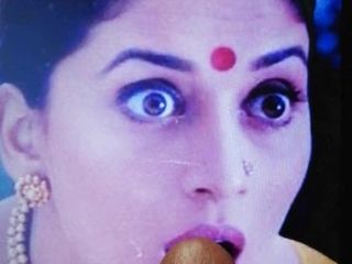 Трибьют спермы для Madhuri Dixit