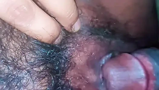 Pussy rubbing on cock