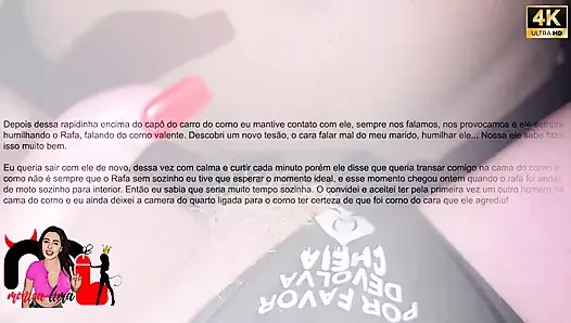The Ifood Delivery Man Filled My Ass with Cum and the Cuckold Cleaned Everything!