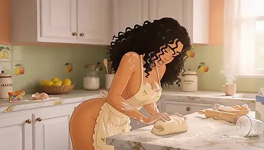 Yapay zeka baharatlı latin pişirme anları