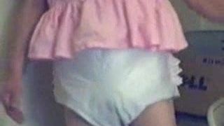 Panty and diaper wetting