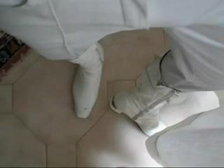 pants and boot white