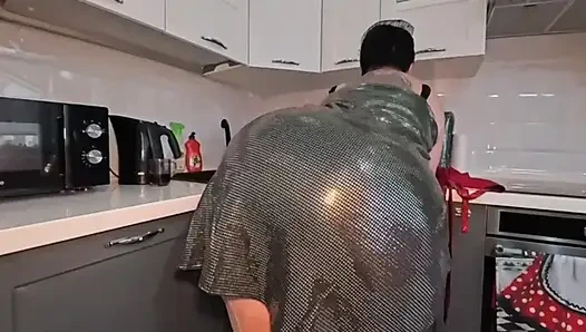 The Stepmom stayed with her Stepson and arranged a Hard Fuck with a hot blowjob and hot words