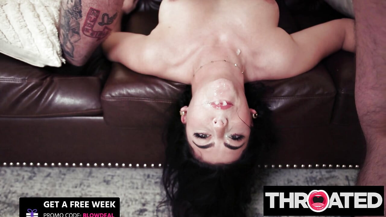 THROATED - Gal Ritchie Unforgettable Deepthroat Throat Fuck
