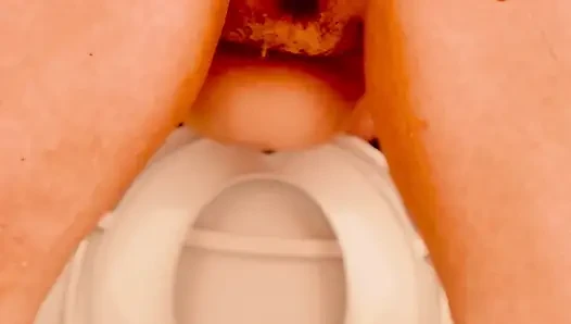 Pissing different ways around the bathroom
