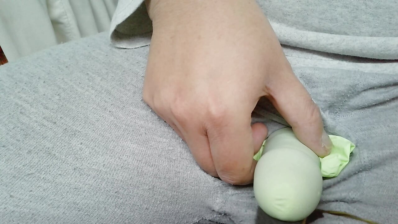 Multiple orgasms while wearing latex gloves