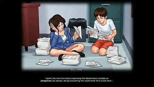 Summertime saga: they got caught fucking in the office ep 198