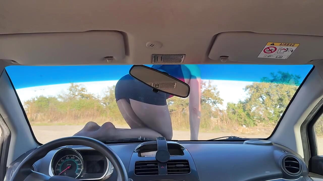 Godaan di kaca mobil