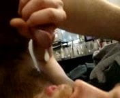 Drizzling jizz into my mouth