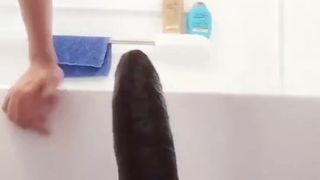 giant dildo in small ass