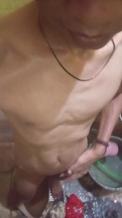 naked on public bathroom