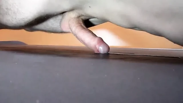 Pushups humping cum closeup