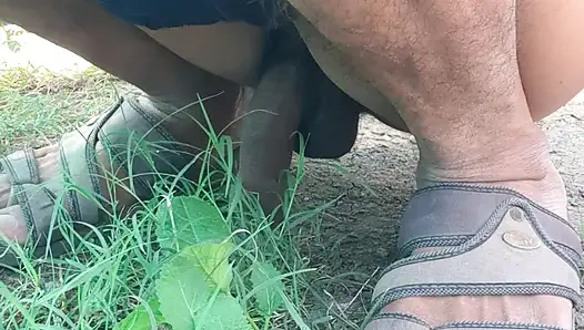 Natursekt schwarzer schwanz im freien, indischer mann ficken