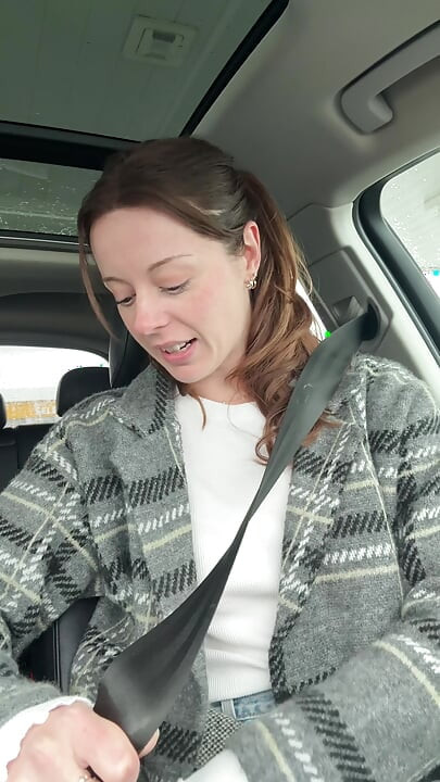 Trying Not to Cum Too Loud While I Pump My Gas