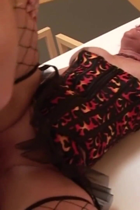MILF sucks a monster cock the gets fucked to a massive mouth cumshot