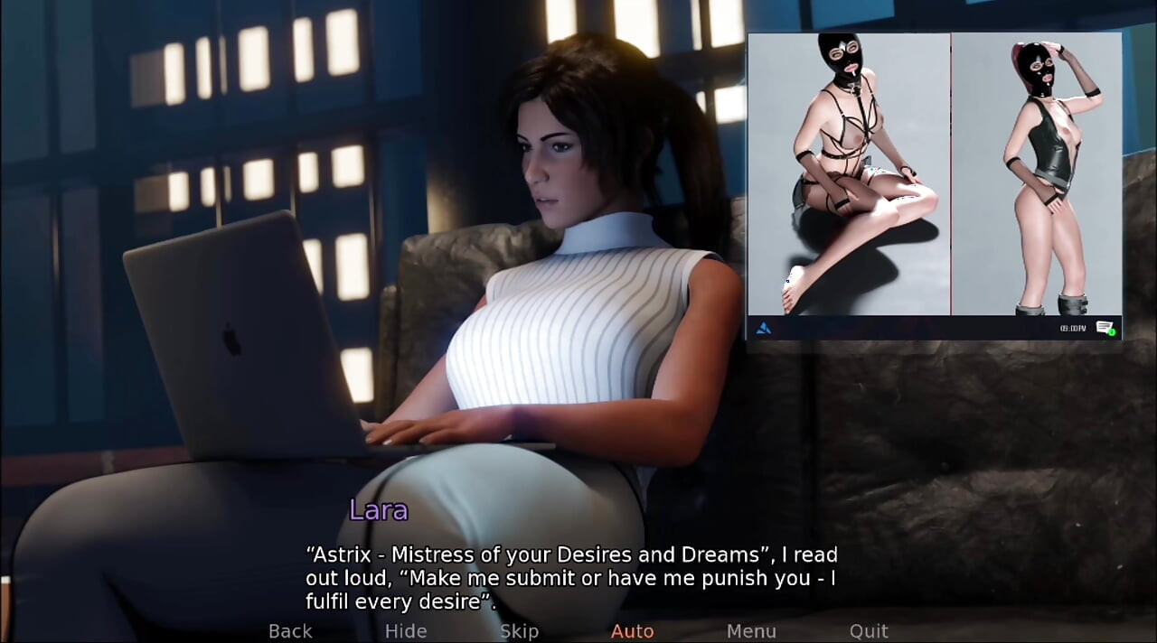 Croft adventure #1 - Lara can't stop thinking about the lesbian