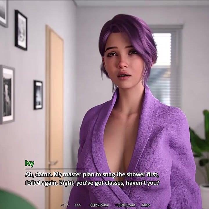 Futa Jerks Her Giant Cock While Thinking of Step-family - Package Perfect Gameplay