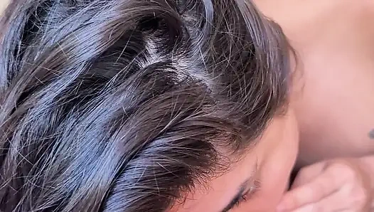 Sie verwandelte mein morgenholz in ihr morgenrühstück