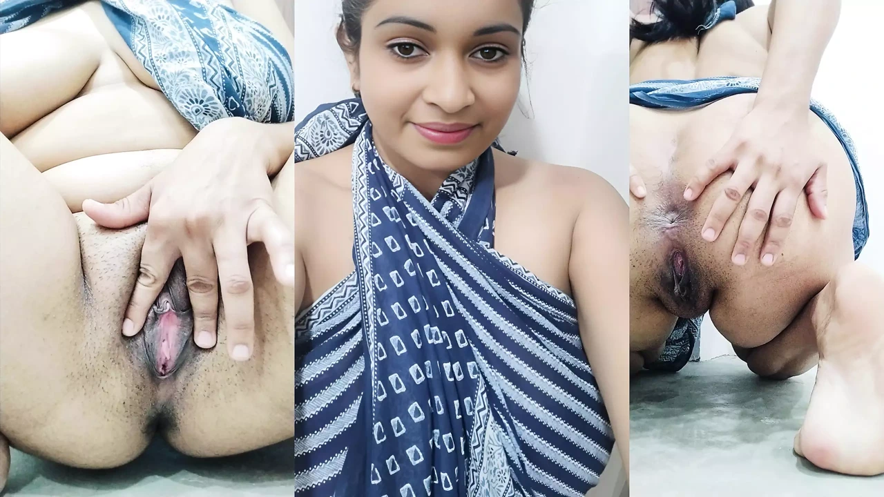 Desi Girl Asshole Show and Fingering Pussy for her Teacher