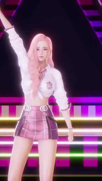 MMD NewJeans - ASAP - Seraphine Seksikäs Kpop Tanssi League of Legends Hentai Sensuroimaton 4K 60FPS | Klippi 3