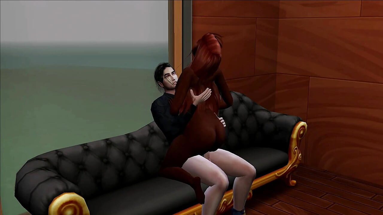 スリーサム、ブルネット、トランス、ブロンドの女の子、そしてトランス