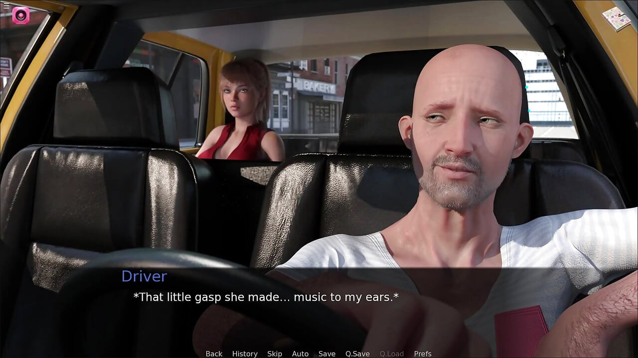 Sexy Girl Spreading Her Legs And Showing Panties To older Taxi Driver Guy