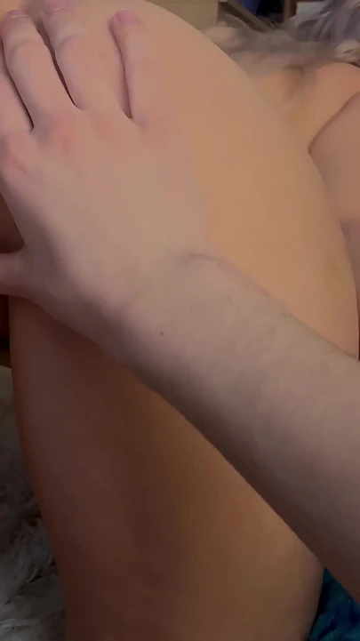 Powerful moment from "Stepsister Caught My Morning Erection"