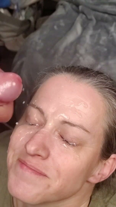 Slow motion high def facial cumshot | Clip 1