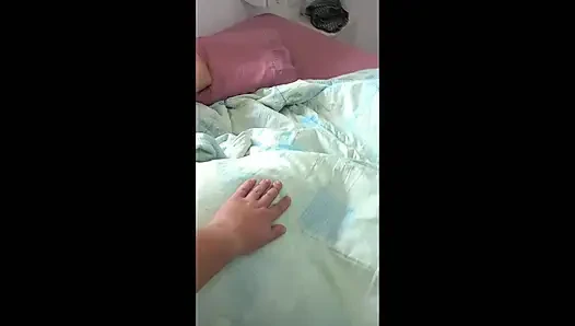 Lazy stepsister had her pussy used while washing the dishes.