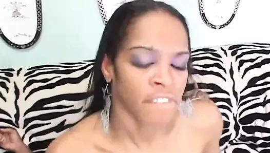 Big Cock for an Ebony Chubby Slut
