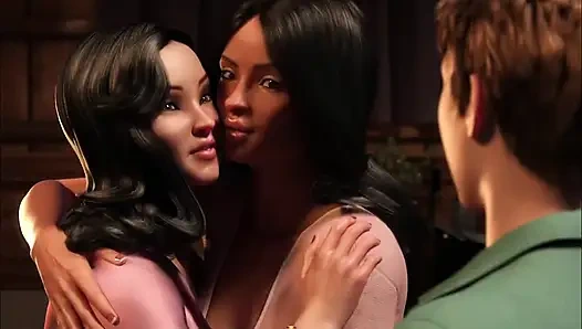 Растираю нашу большую задницу пасынок-член с моей лучшей подругой Pricia