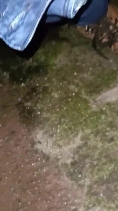 Spectacular moment from "Couple peeing and having sex in public behind the church"