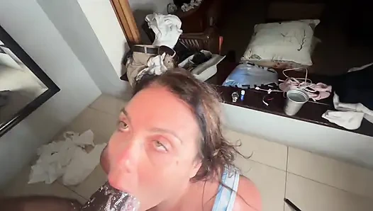 Эпическая круглая глотка с глубокой глоткой