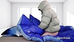 Membonggol Super Puffy Comforter Semasa Memakai Jacket Super Puff