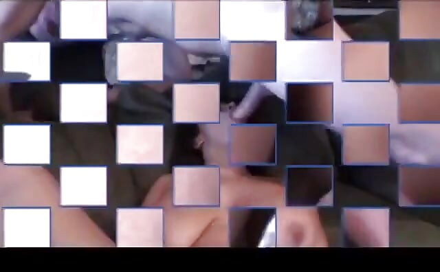 Saucy brunette with big tits gives dude hardcore fucking session