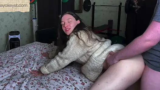 Lazy Homemade Sex In A Sweater
