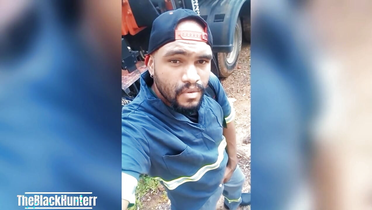 Masturbating on the Construction Site behind the Truck