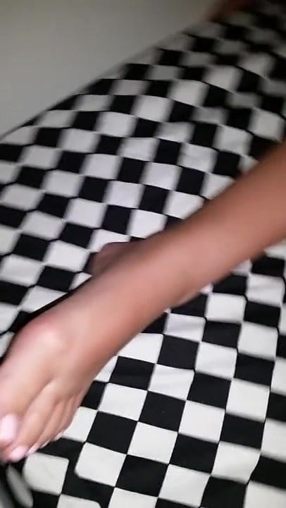 BIG CUMSHOT On Feet