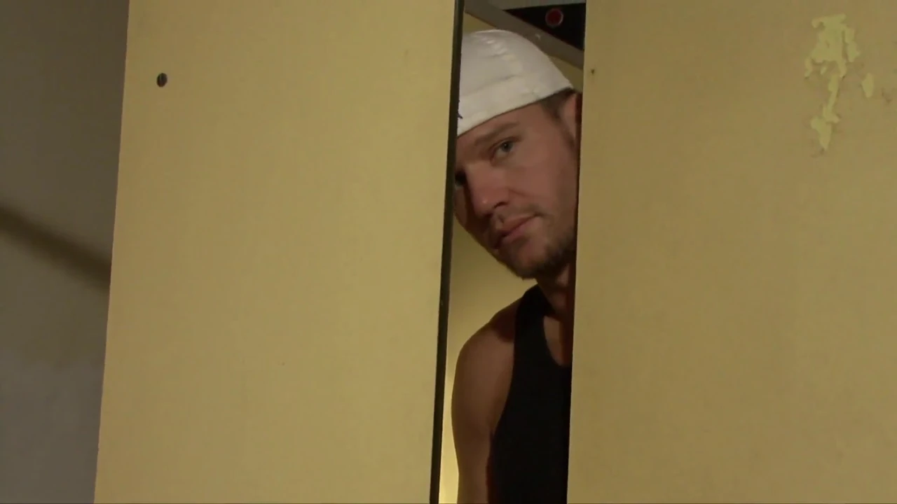 Gay banging in the toilet, nasty boys,Macho Guys