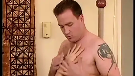 MILF loves to get fucked hardcore by two sexy cock sucker dudes