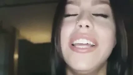 a very long and naughty tongue