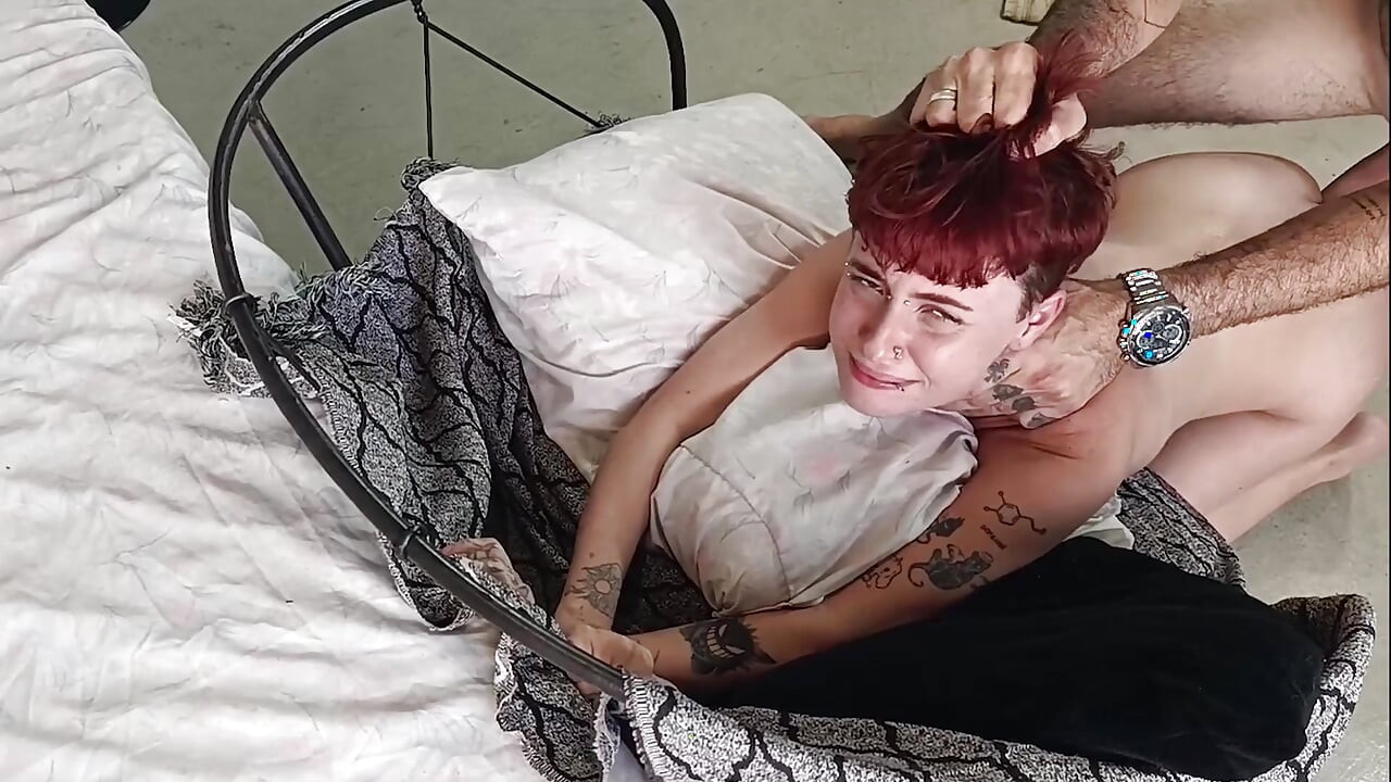 Non-binary Woman Getting Extremely Fucked in the Ass by a Big Cock