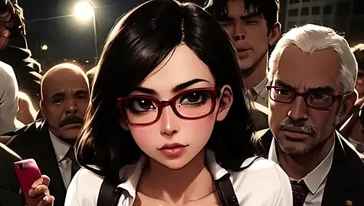 Hentai Schoolgirls Love Showing Their Tits To Strangers At Concerts