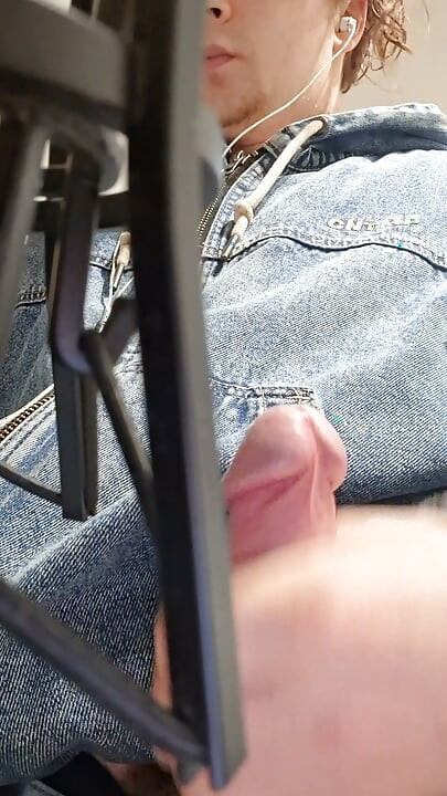 Famous jean jacket boy has sex with himself