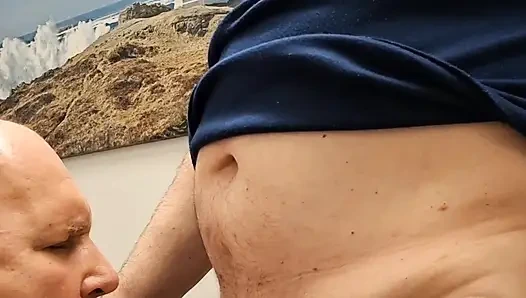 Grandpa Get Sucked off. Stepdaddy Suck a Grandpa Dick