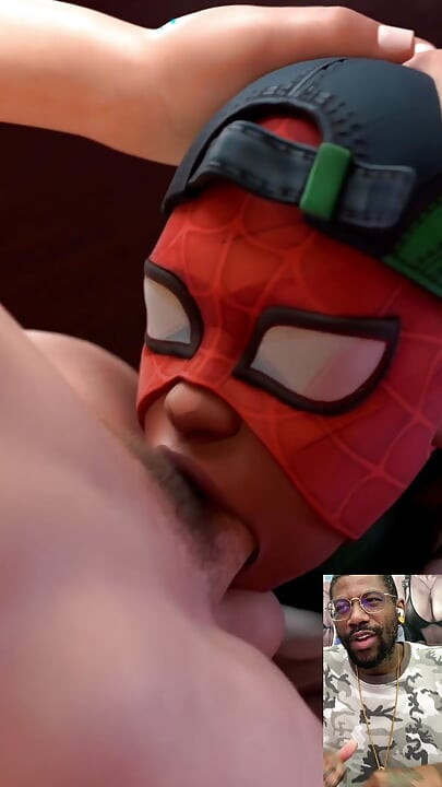 Eboni spider-man drolja deepthroating Spooder-man's Thicc hard ass penis