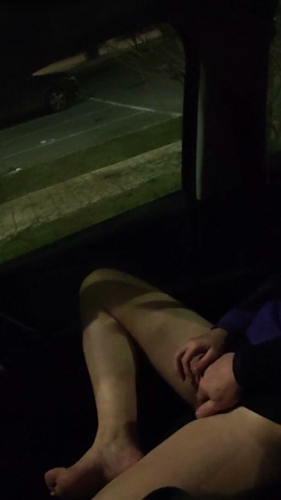 Dogging my wife in public car parking stranger masturbates her pussy until she squirts - Caught by voyeur P1 - MissCreamy | Clip 1